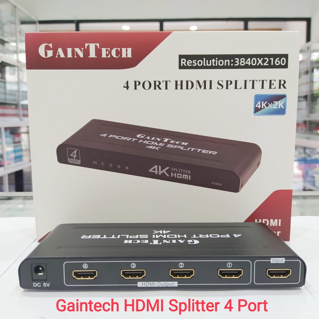 Gaintech HDMI Splitter 4 Port