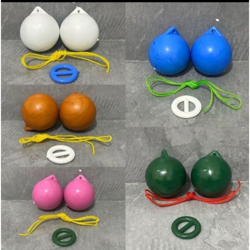 MJ88 MAINAN BOLA ETEK ETEK / TEK TEK LATO LATO / MAINAN LATO LATO 4 CM SUPER MURAH