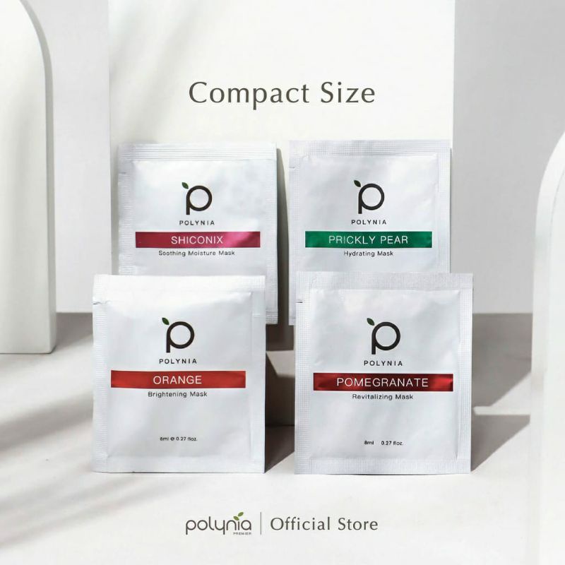 (Travel Size) POLYNIA Mask Pomegranate Orange Prickly Shiconix