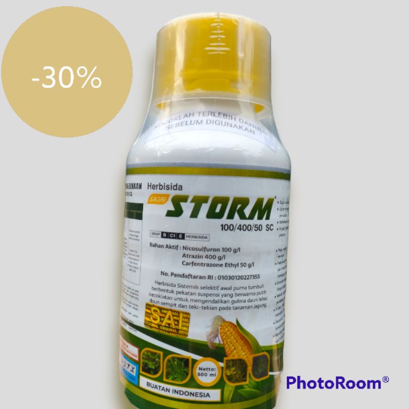 HERBISIDA SAGRI STORM 100/400/50SC 500ml GRATIS KAOS OBAT GULMA SELEKTIF JAGUNG