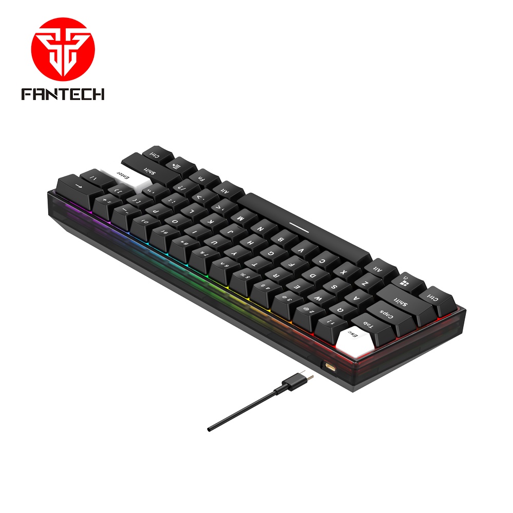 Keyboard Fantech MK857 MAXFIT61 Frost Wired | Hotswap Keyboard Gaming