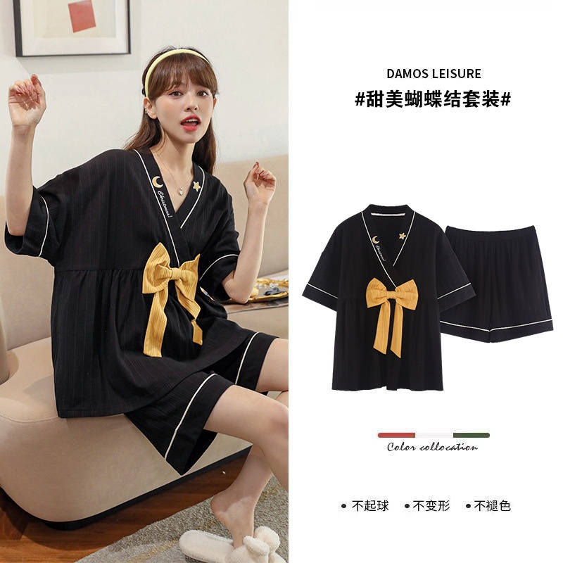 MR-08 set piyama sailor kimono  baju tidur wanita lengan pendek lolita import korea jepang