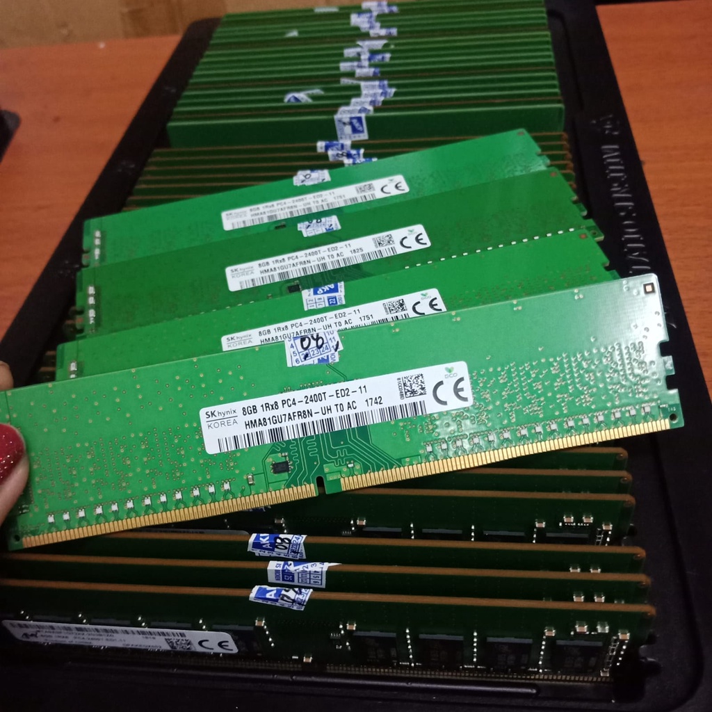 MEMORY RAM SERVER ECC UDIMM/ECC UNBUFERED 8GB DDR4 PC4-2400T/19200MHZ  SKHYNIX/ SAMSUNG/MICRON/ FOR XEON E3/E-2 DELL T40/R240/HP GEN9/GEN10