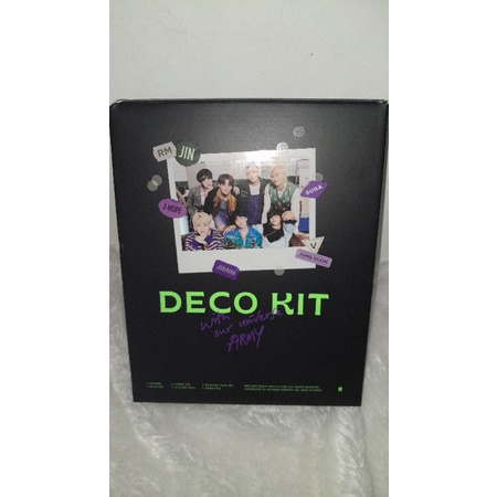 (SHARING) DECO KIT BTS Outbox, notebook, deco book