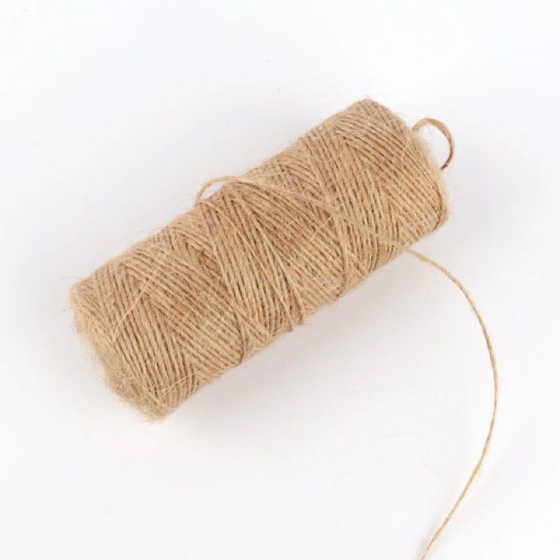 

Tali Rami 50 Meter - Tali Serat Nanas - Tali Goni 2ply - Burlap Goni