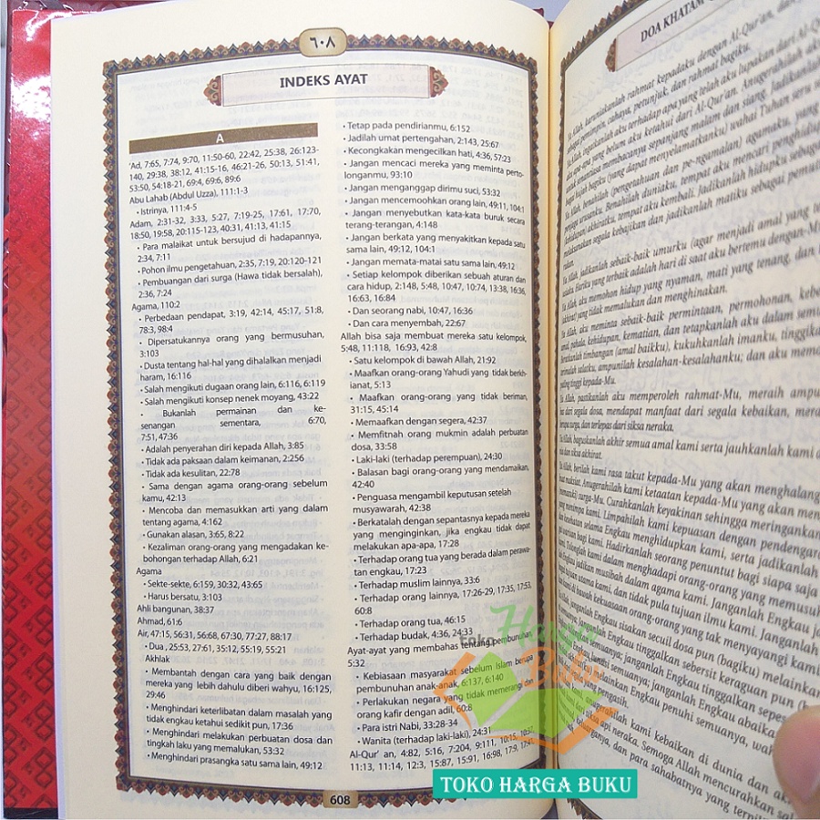 Al-Quran Al-Amzar A4 HC BESAR TERJEMAH TAJWID WARNA Rasm Utsmani Mushaf Al-Qur'an Asbabun Nuzul Hadits Sahih Indeks Ayat Ringkasan Ilmu Tajwid Makharijul Huruf Doa Mustajab Penerbit Cahaya Qur'an