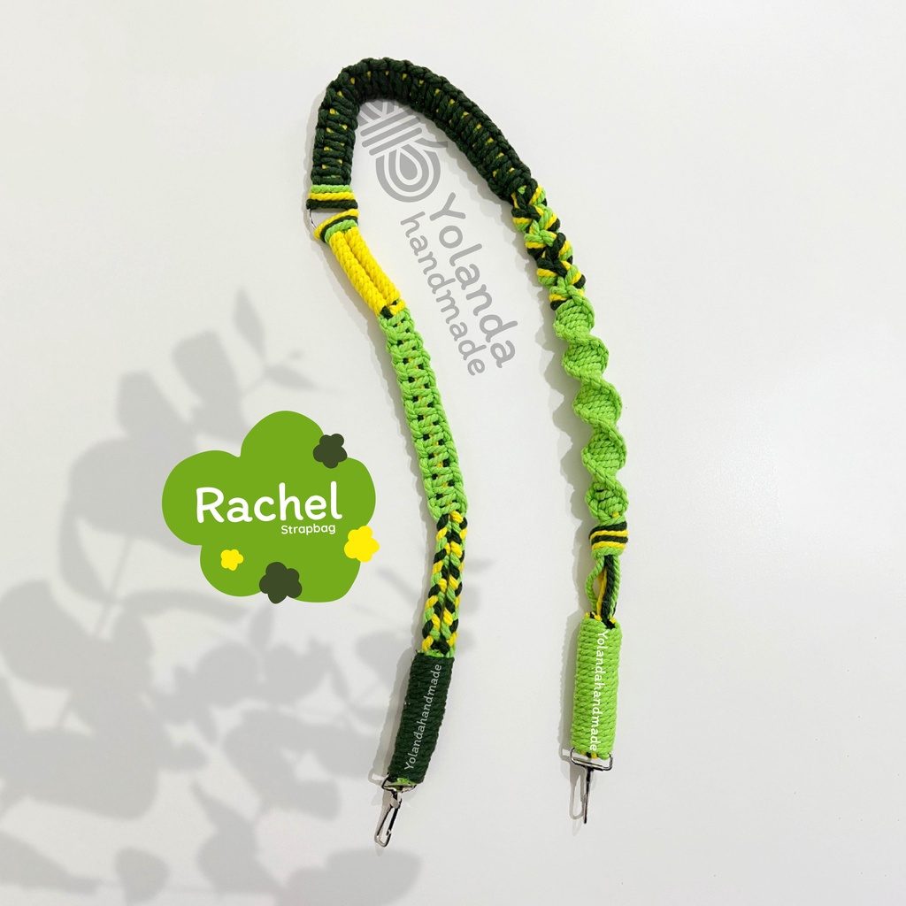 [TERMURAH] Tali Strap bag Macrame RACHEL | Premium | Tali kamera | Strap Bag Lucu | Custom | Puffy Bag | Sling Bag | Pendek |COD