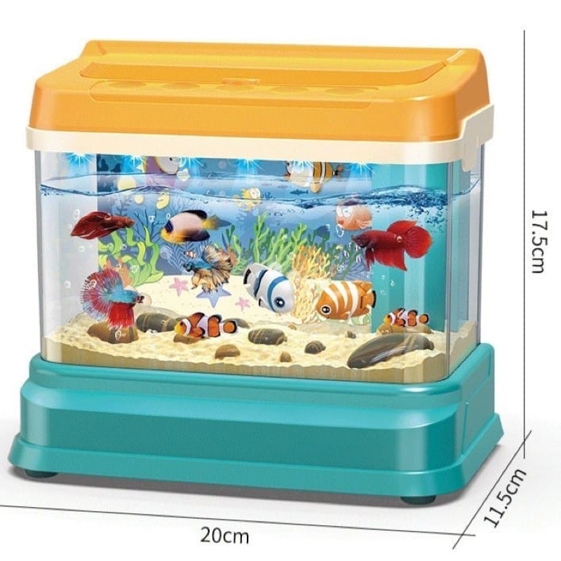 JC MAINAN PANCINGAN IKAN FUN AQUARIUM WATER PARADISE FISHING GAME FISH TANK FEEDING TIME