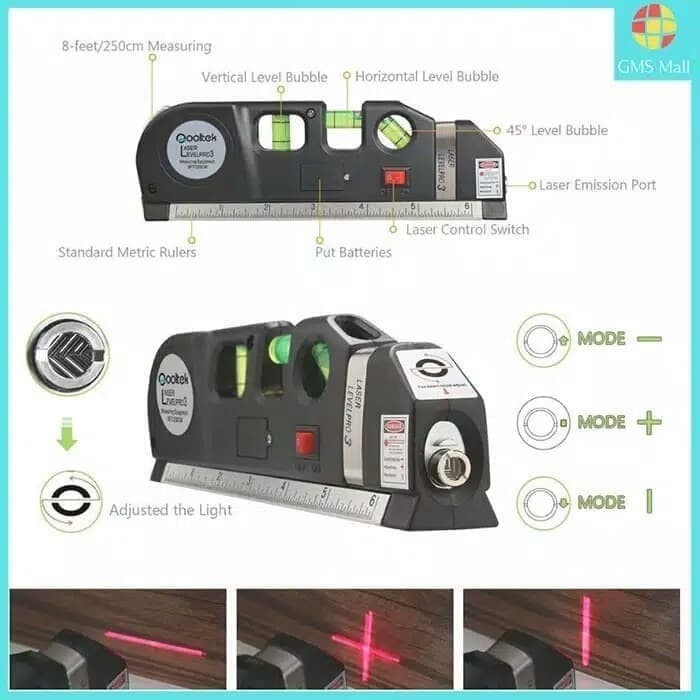 barokahgamis Meteran DISPLAY LASER RULER