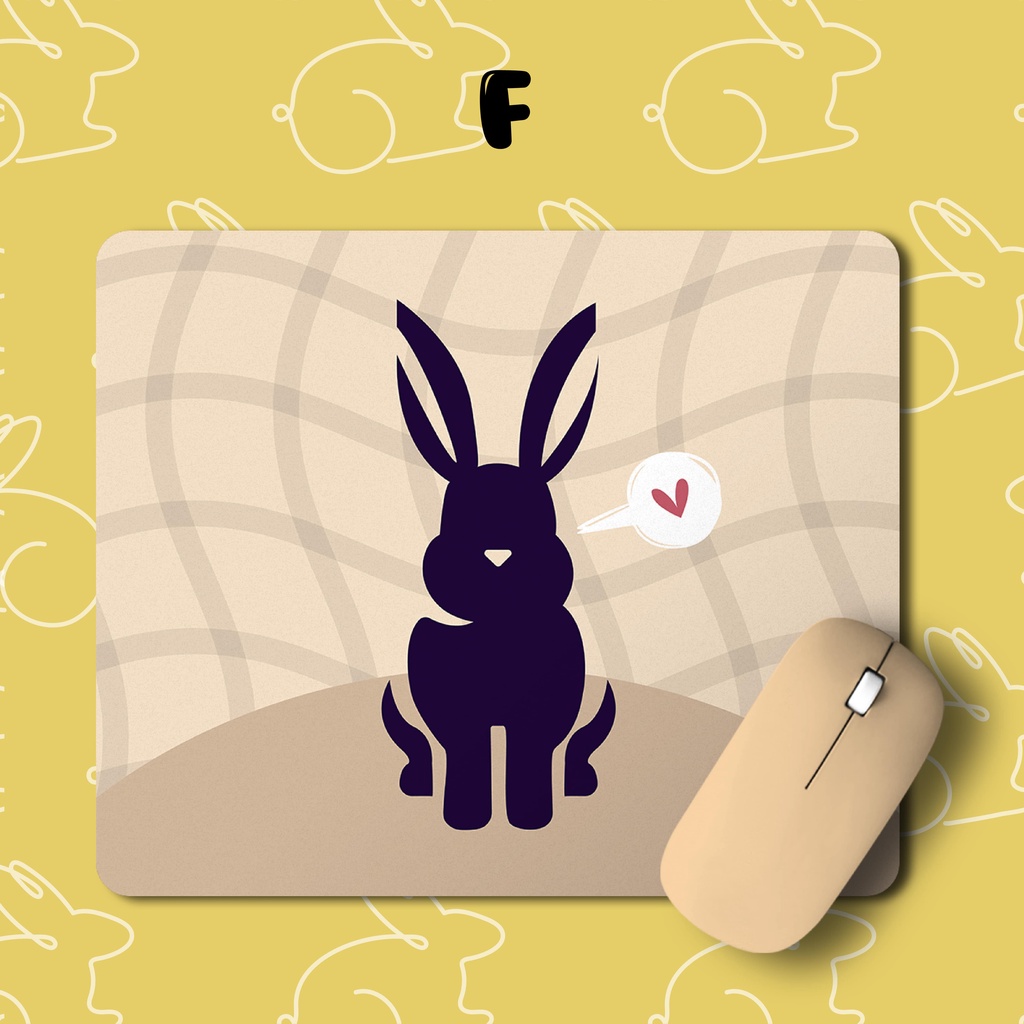 READY STOCK Custom Gaming Mousepad Antislip Kelinci Rabbit Chinese New Year
