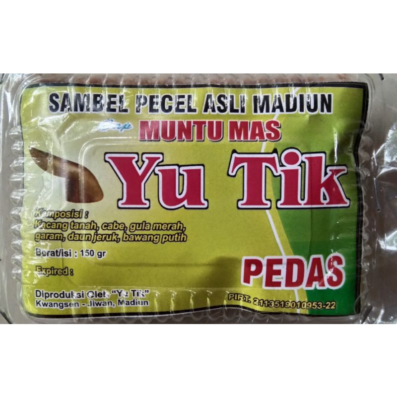 

Sambal Pecel Khas Madiun