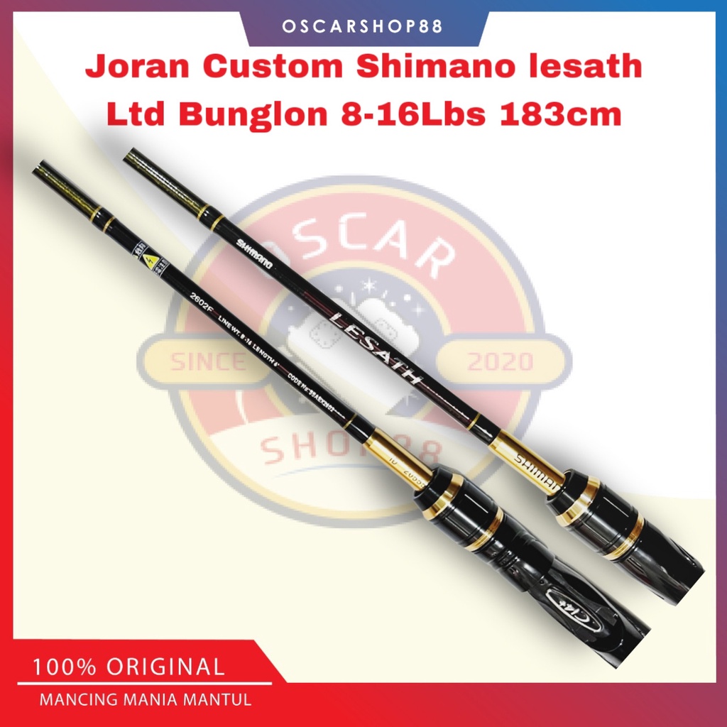 oscarshop88 joran custom shimano lesath bunglon ltd 8-16lbs 183cm