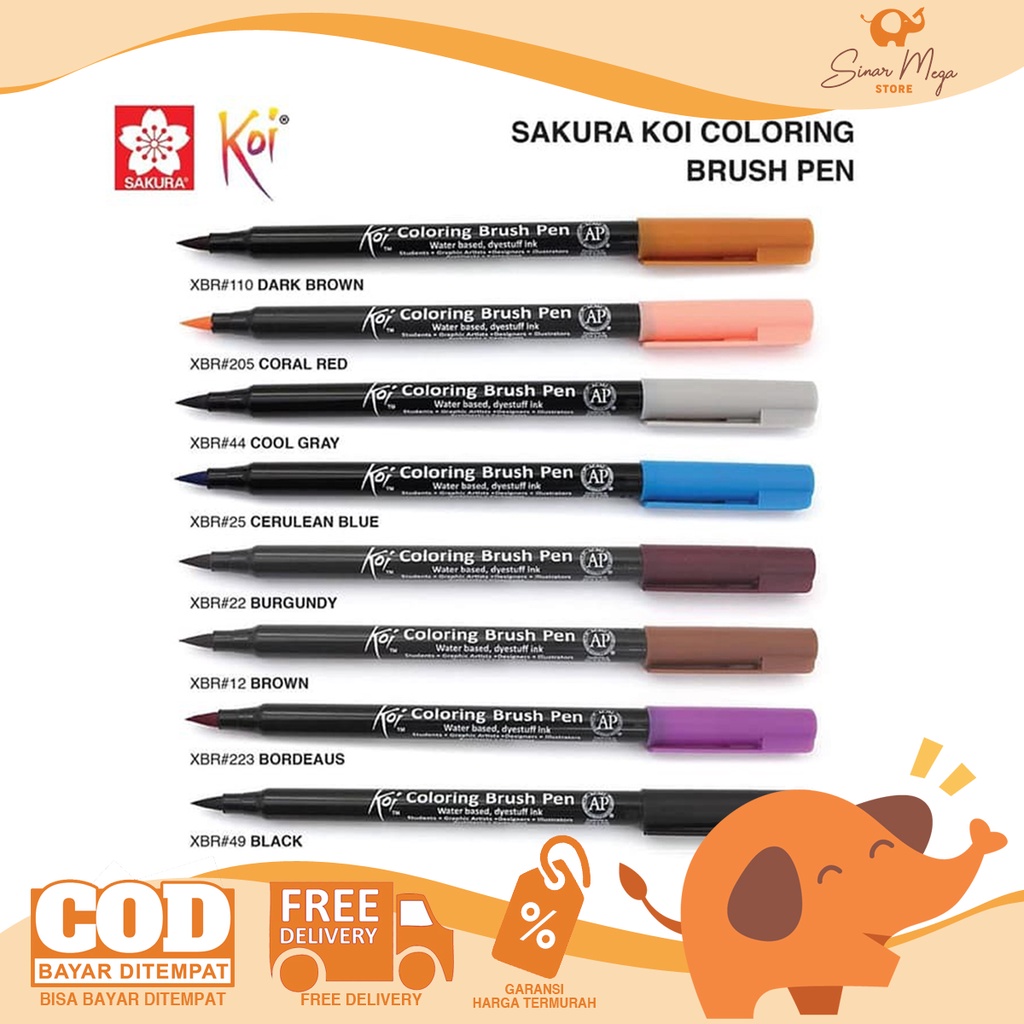 

Sakura Koi Colouring Brush Pen Part 1