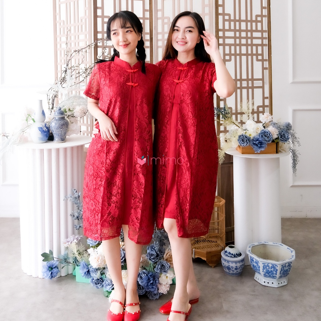 Celosia Cheongsam Dress (Imlek Collections)