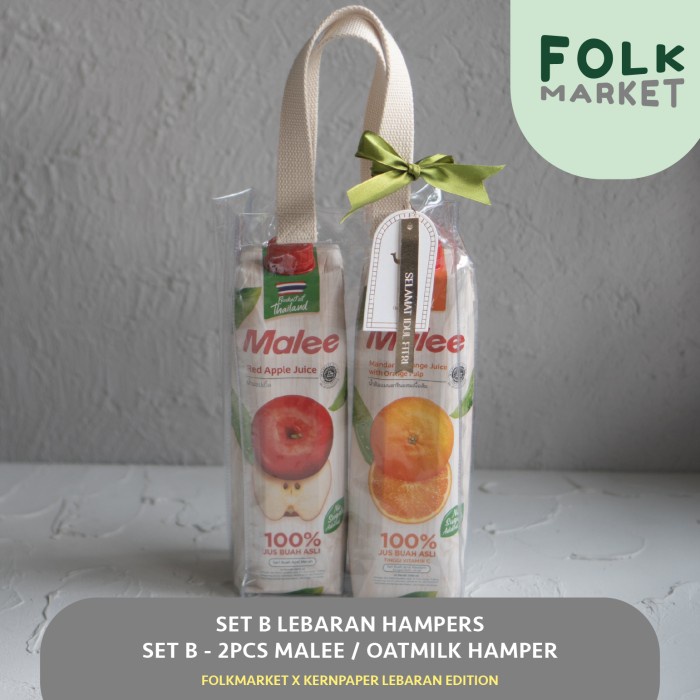 

siap kirim] FOLK Hamper Lebaran - Set B: 2 Malee / Oatside with KernPaper Gift Set