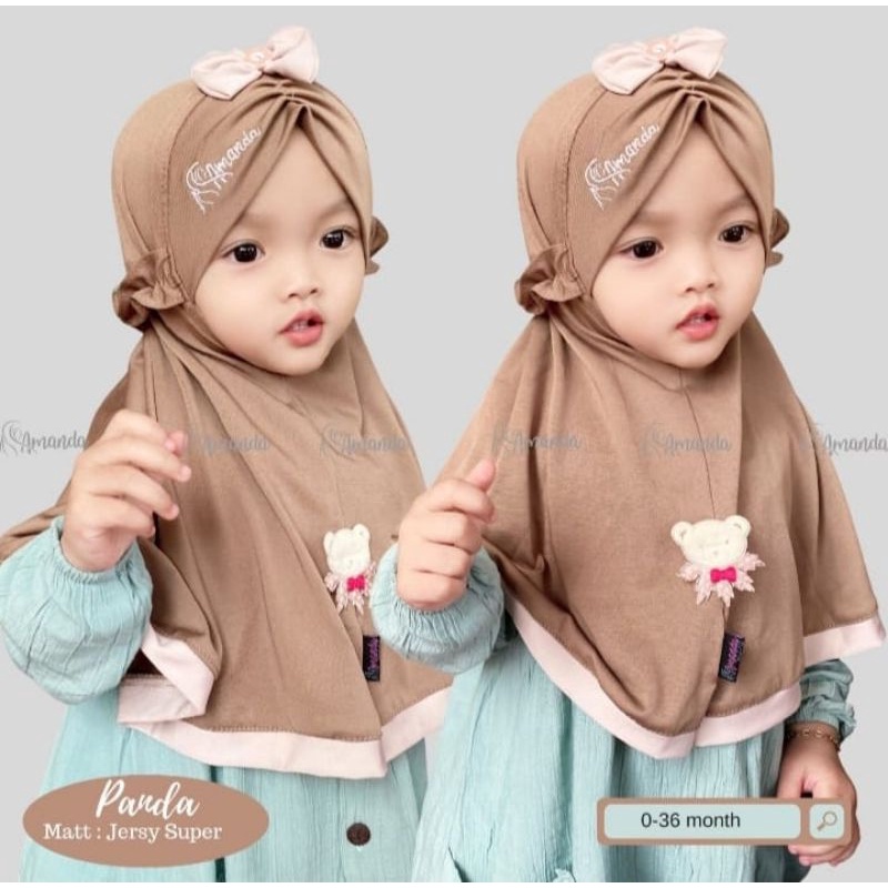 (Isi 10pcs) PAKET USAHA HIJAB INSTAN PANDA