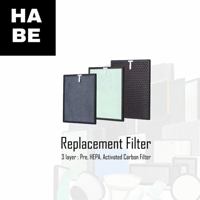 HABE FILTER HEPA REPLACEMENT AIR PURIFIER