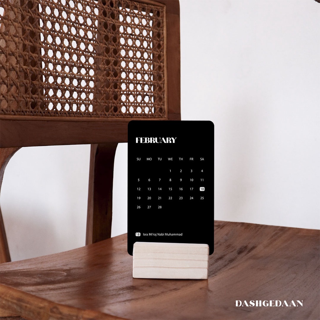 

Desk Calendar 2024 by DashGedaan | Bisa custom