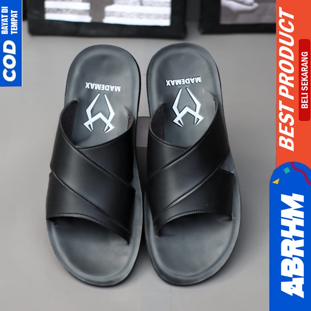 Sandal Slide Pria Sendal Selop Pria Abraham HAWKEY