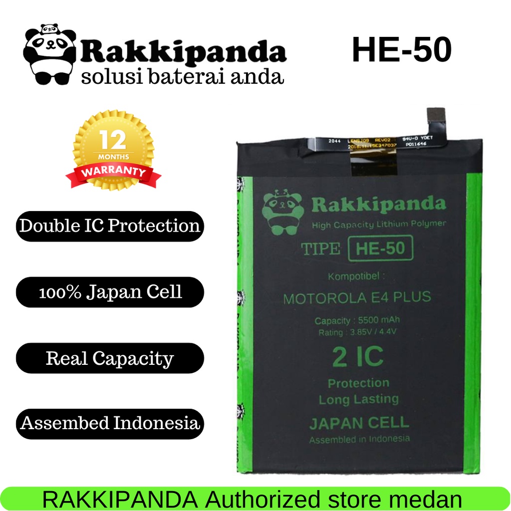 BATERAI RAKKIPANDA HE50 FOR MOTOROLA E4 PLUS