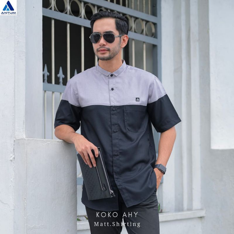 Baju Kemko  Kemeja Koko Pria  AHY Antum