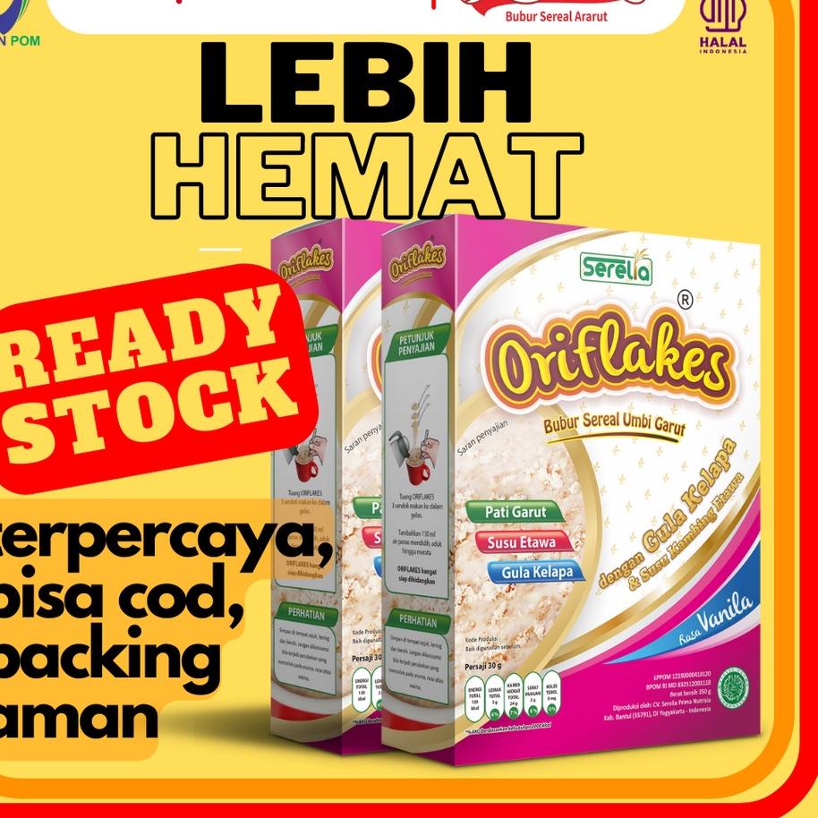 

Discount | KJ5|Oriflakes Gastro Sereal Umbi Garut Susu Ettawa Maag dan Asam Lambung 350 Gr