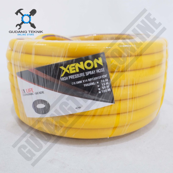 Selang Kompresor 10Meter 120 Bar 15Meter 250 Bar XENON / Selang Compressor High Pressure Spray Hose 10 Meter 15 Meter XENON