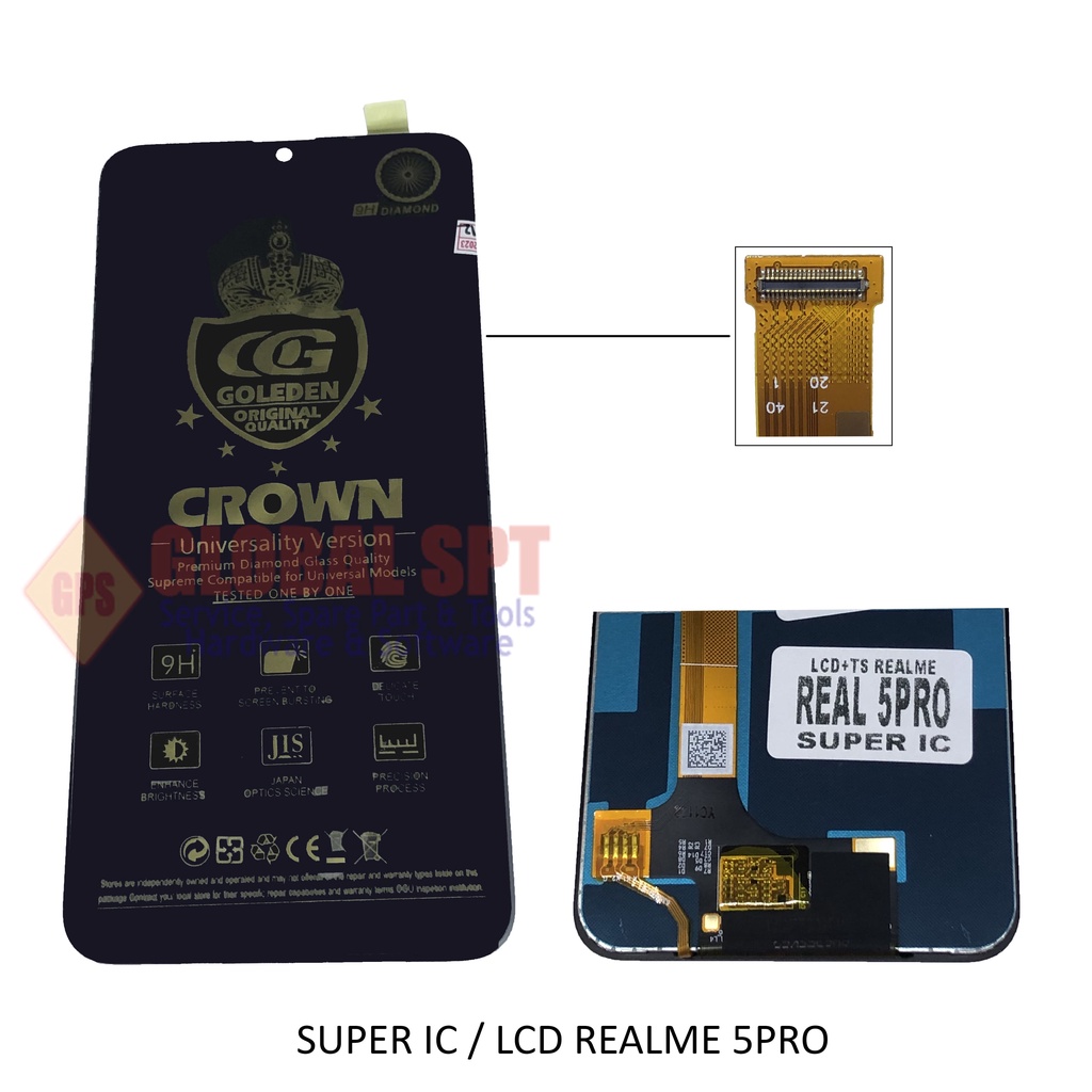 SUPER IC / LCD TOUCHSCREEN REALME 5PRO