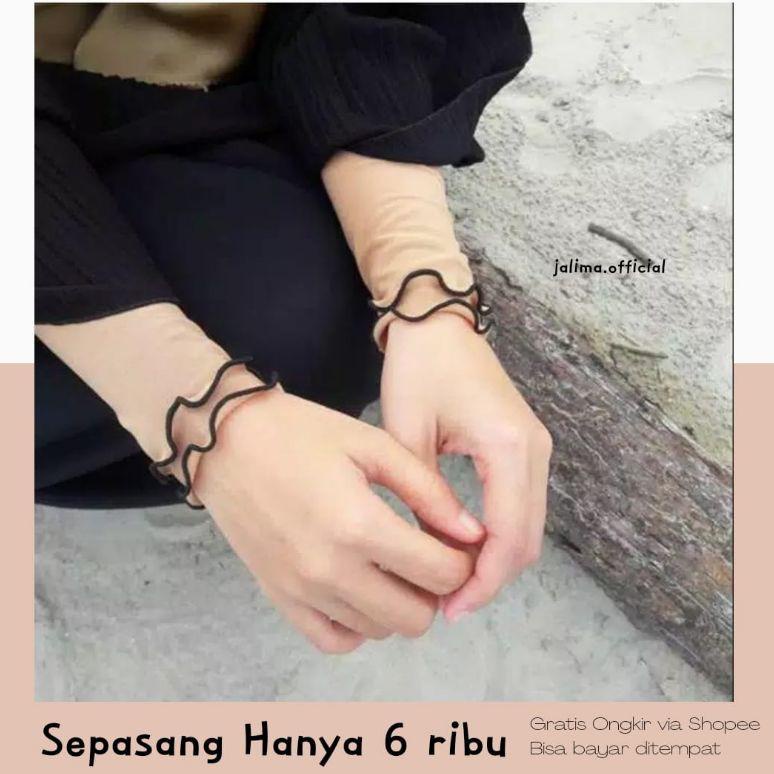 61 Handsock Renda (FREE GIFT) by Jalima | Manset tangan | manset syari muslimah murah | Gratis ongki