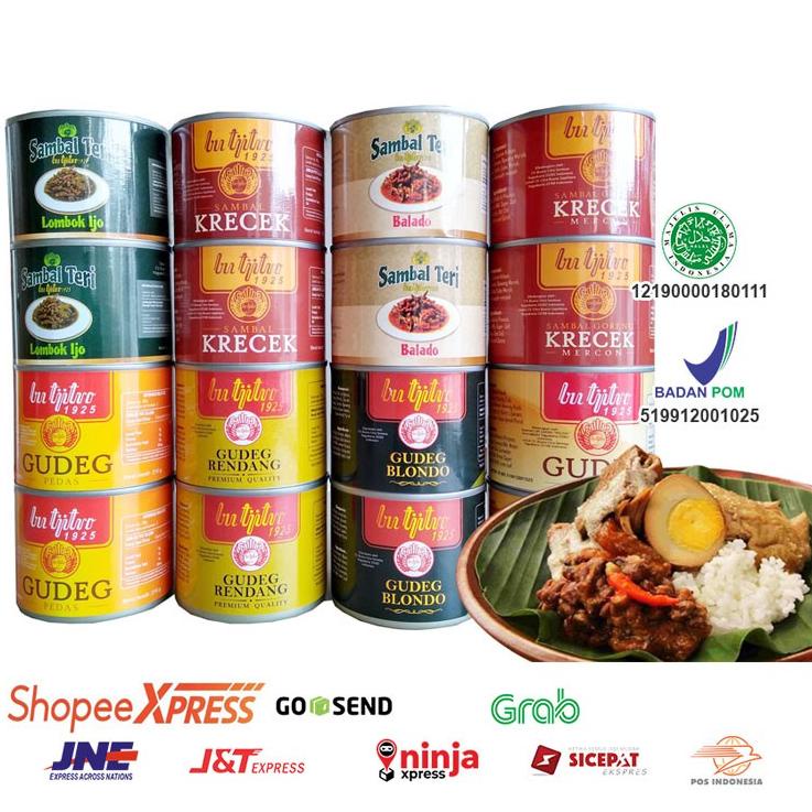 

5.5 Promo Brand Paket Komplit Gudeg Kaleng Bu Tjitro | Sambal Krecek | Sambel Teri By Gudeg Bu Tjitro Jogja