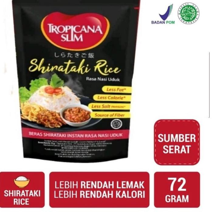 

Kodeh6H1t Tropicana Slim Shirataki Rice Nasi Uduk / Mie goreng Noodle shirataki Murah Mie Diet