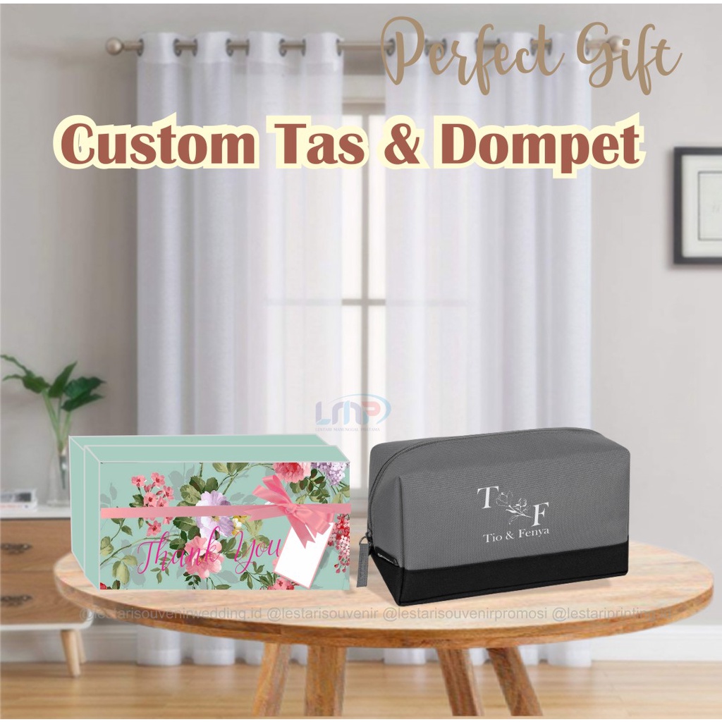 Souvenir Pouch Custom (PD-08) / souvenir merchandise dompet custom / souvenir dompet custom murah