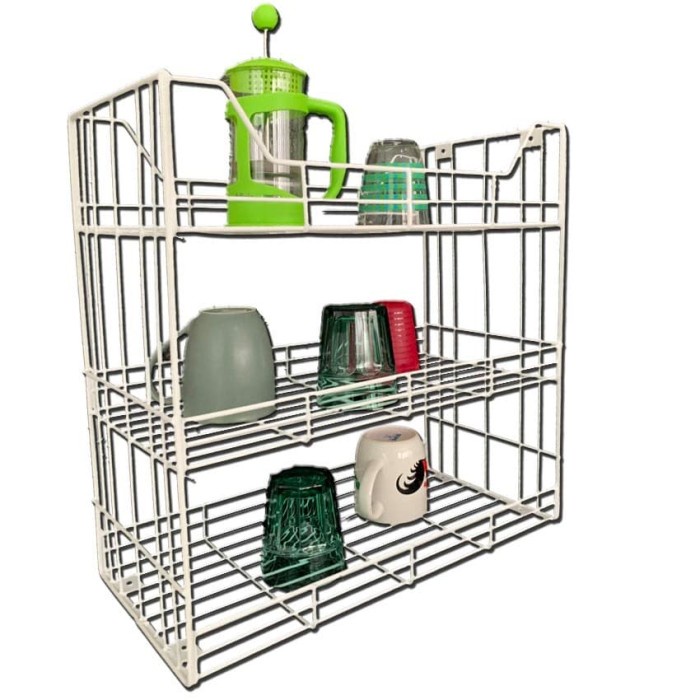 Rak Rak Gelas 3 Susun