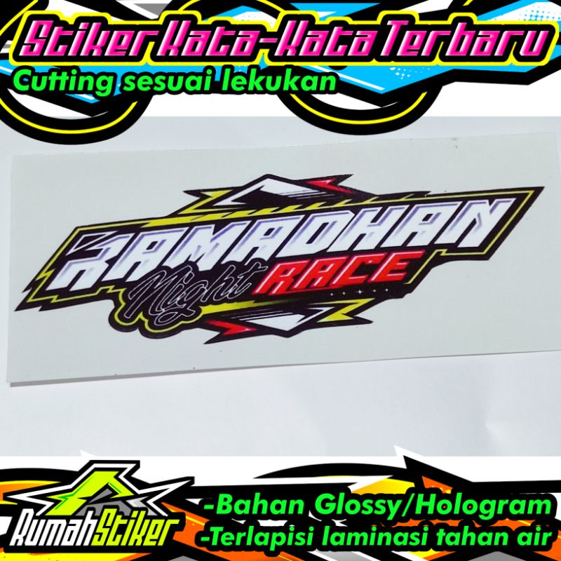 Stiker ramadhan night race B