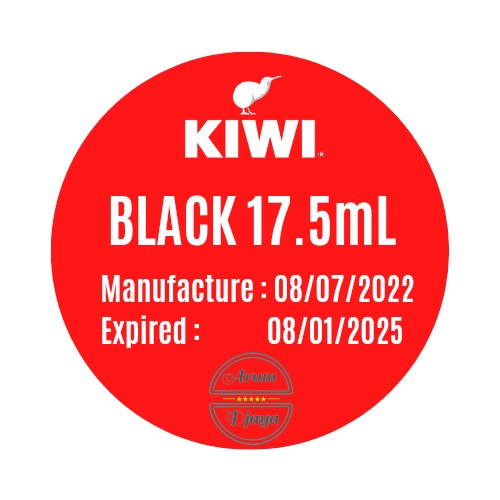 Kiwi Paste SP Shoe Polish Black 17.5mL Kiwi Semir Sepatu Hitam 12x