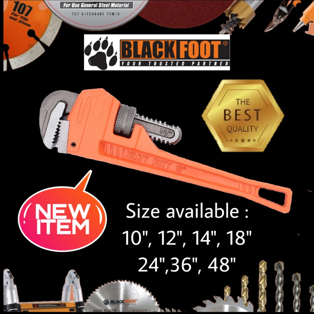 BLACKFOOT KUNCI PIPA 18&quot;  / PIPE WRENCH HEAVY DUTY