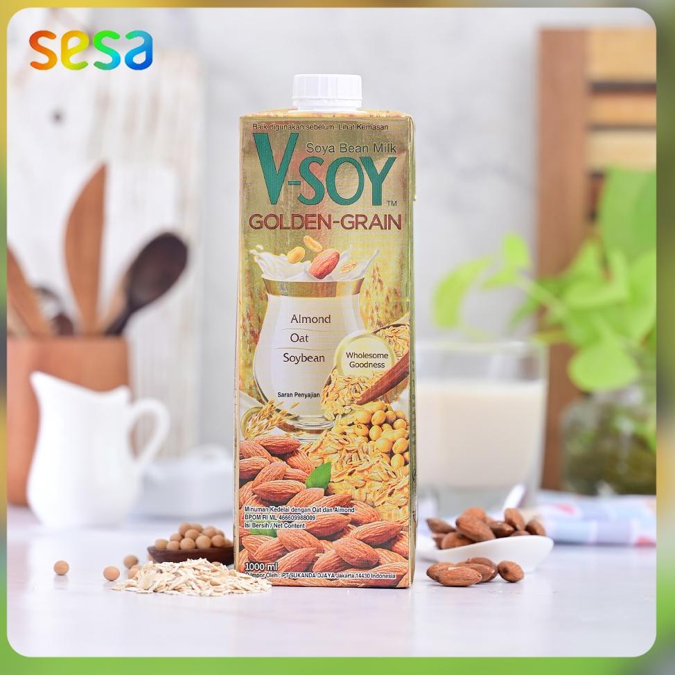 

Original V-Soy - Soya Bean Milk Golden Grain 1 Liter ...,,