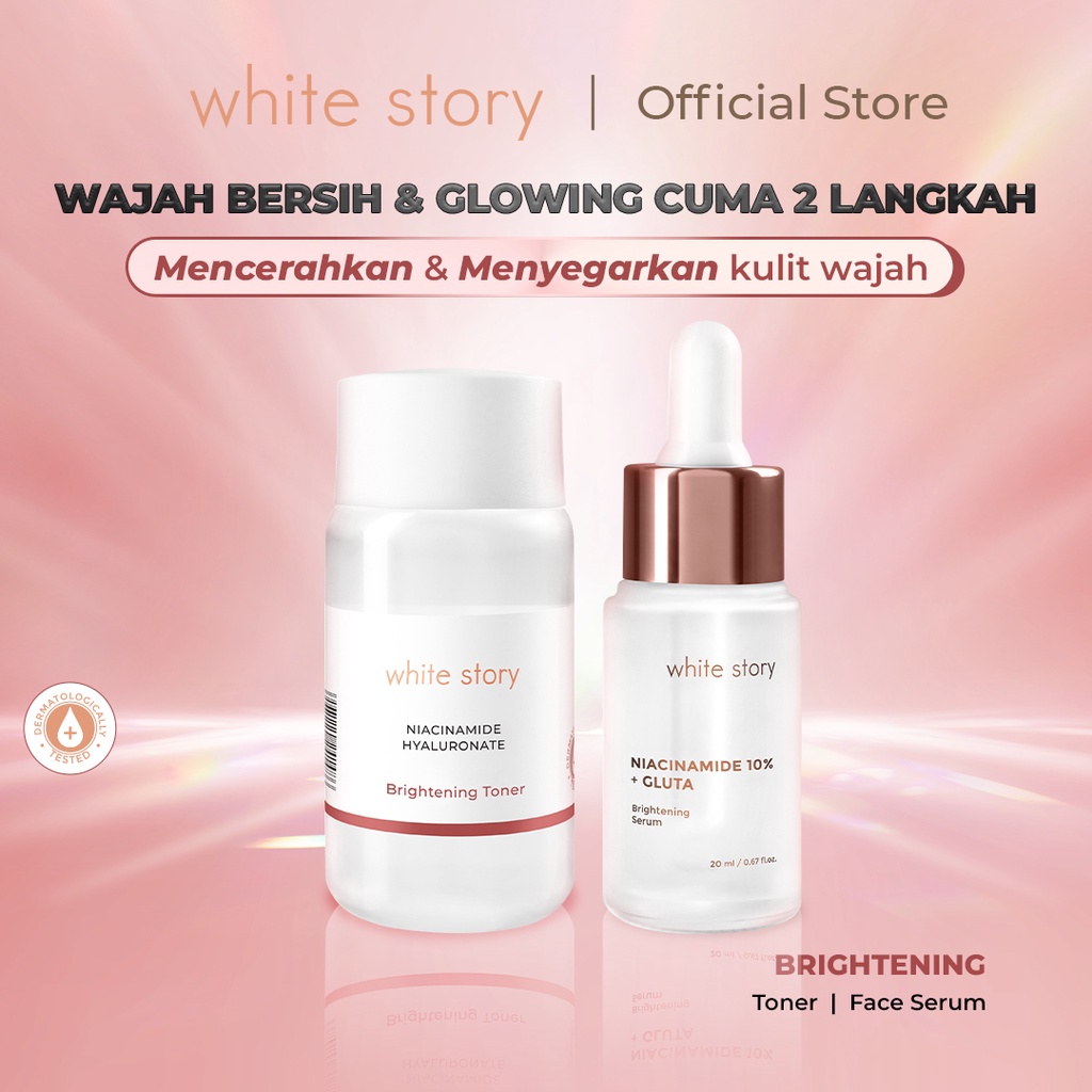 White Story Brightening Face Serum &amp; Face Toner