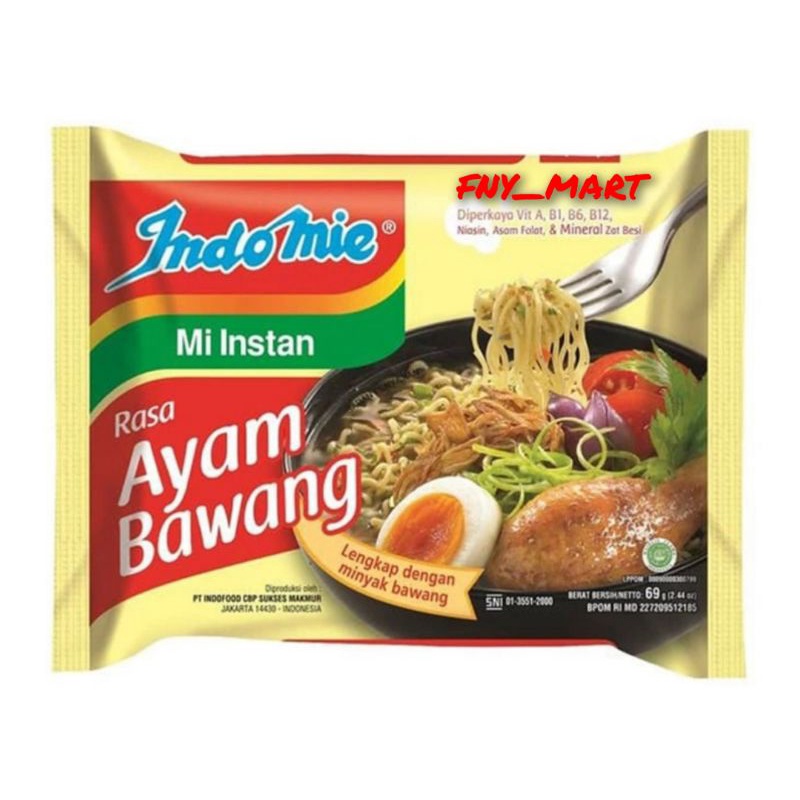 

INDOMIE Mie Instan Rasa Ayam Bawang / Indomie Ayam Bawang Mie Instan