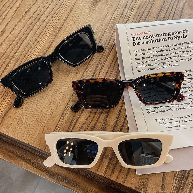 ZAYKA== KACAMATA HITAM PRIA WANITA LENSA SUNGLASS FASHION KOREAN INS TERMURAH