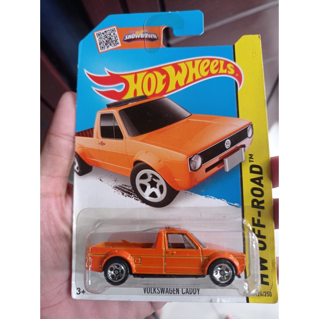 Hotwheels VW Volkswagen Caddy pickup orange first edition