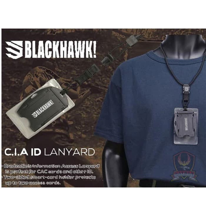 

DISKON C.I.A. ID LANYARD BLACKHAWK