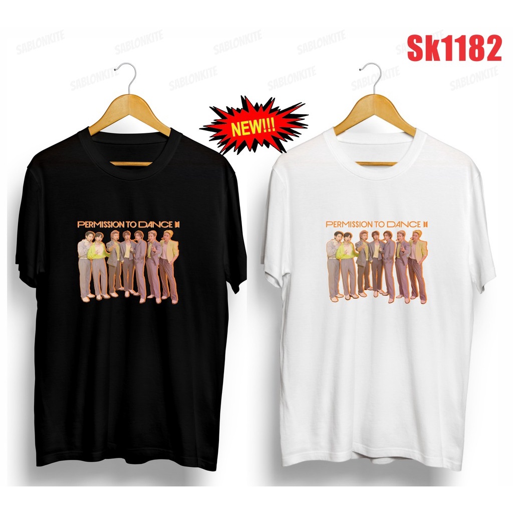 (SK1182) BAJU KAOS BTS ALL MEMBER PERMISSION TO DANCE
