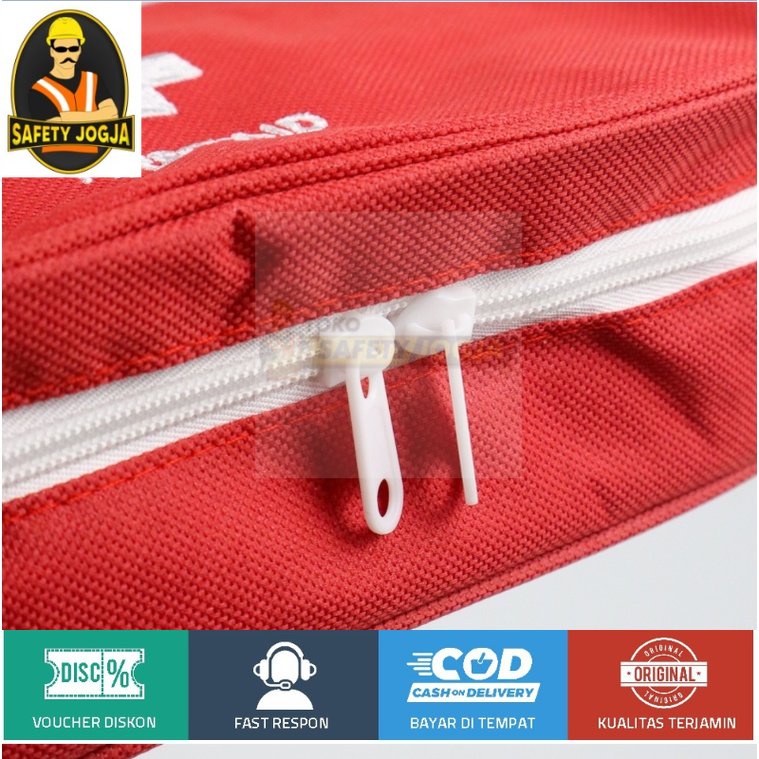 Tas Perlengkapan Obat P3K First Aid Bag - LG129 MERAH LE around