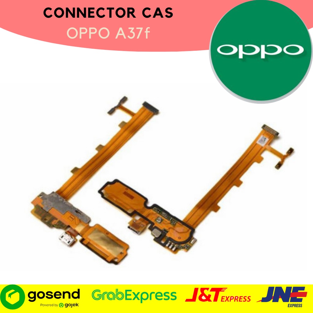 Konektor colokan cas Oppo A37f bergaransi