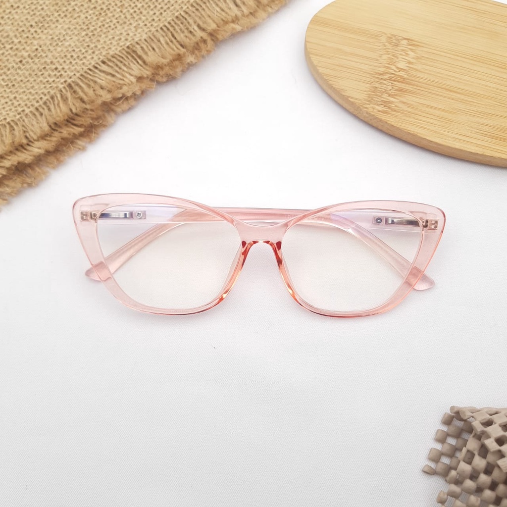 KACAMATA MINUS FRAME CAT EYE 6022 FREE LENSA ANTI RADIASI MINUS DAN CYLINDER | KACA MATA PHOTOCROMIC