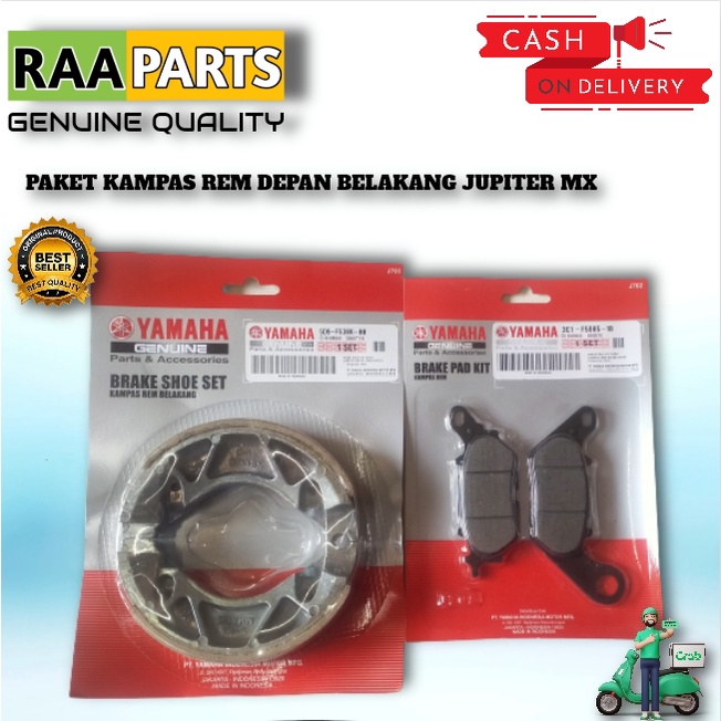 PAKET KAMPAS REM [5D9+3CI] JUPITER MX/VEGA R/VEGA ZR/MIO J