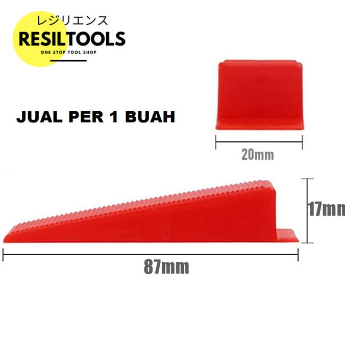 Perbuah Pasak Keramik Wedge Ubin Tile Leveling Perata Lantai Dinding citrab44 Ayo Beli