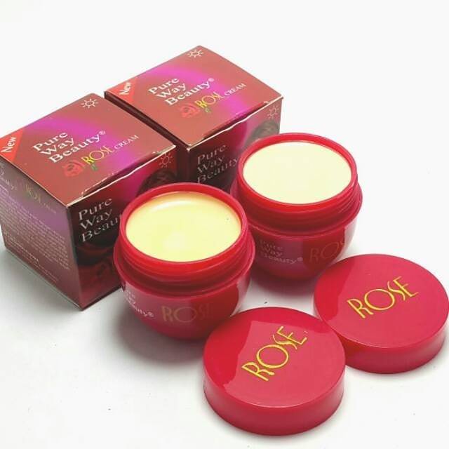 3  PCS - Rose Pure Way Beauty Day Cream 15gr