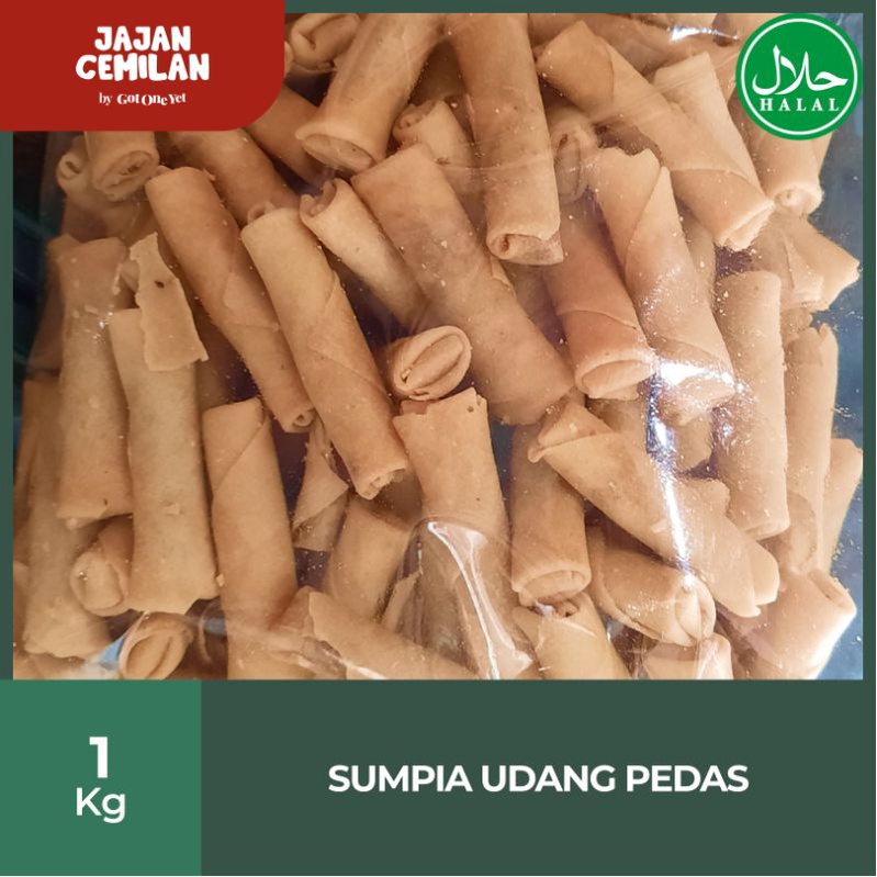 

[1 KG] SUMPIA UDANG PEDAS/ LUMPIA KERING/ SPRING ROLL / SNACK CEMILAN